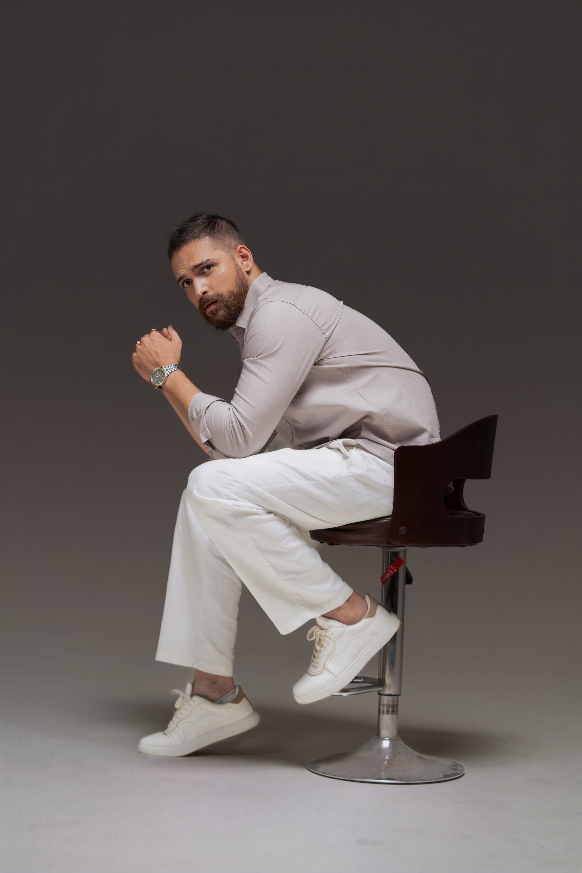 Light Fawn Linen Cotton