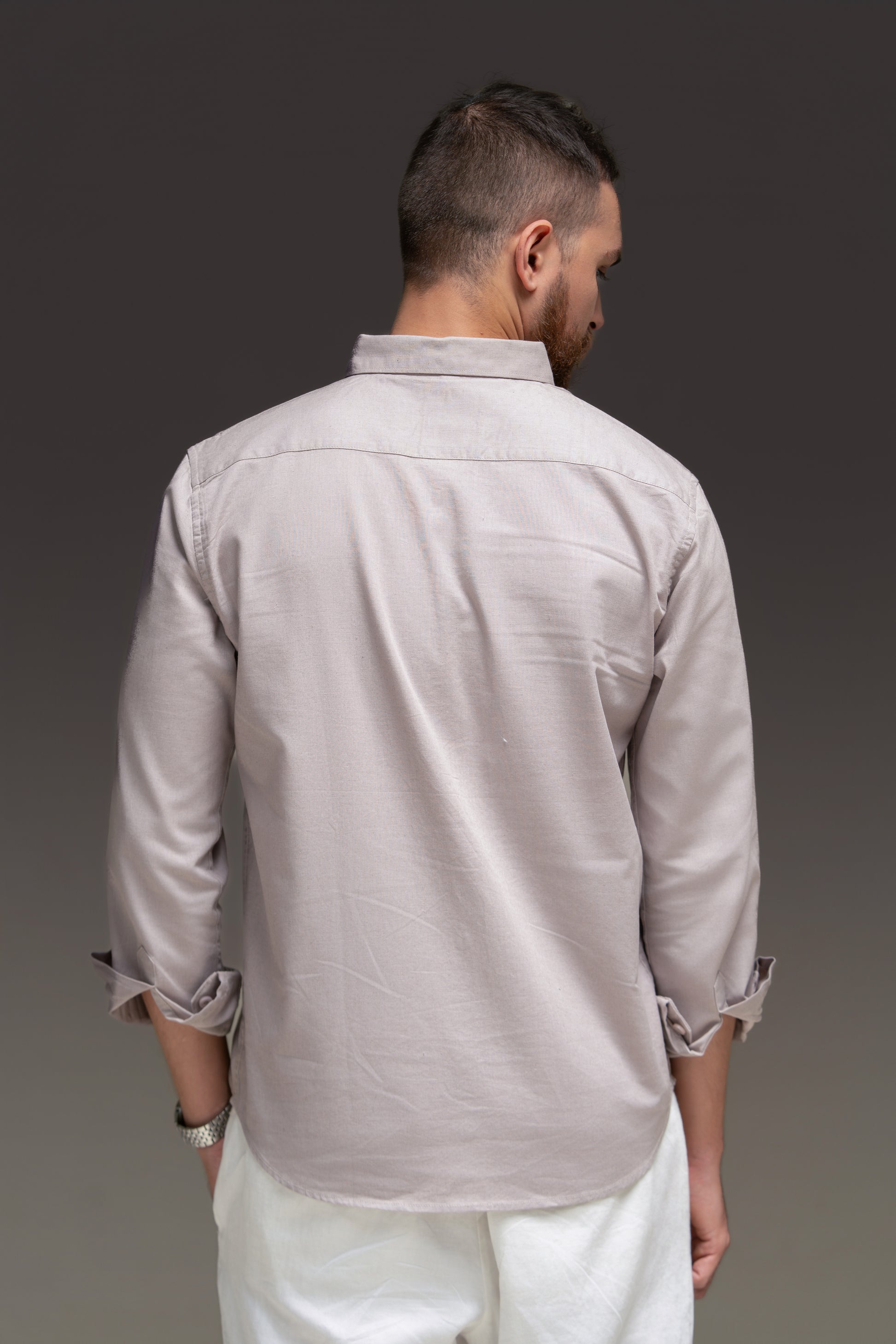 Light Fawn Linen Cotton