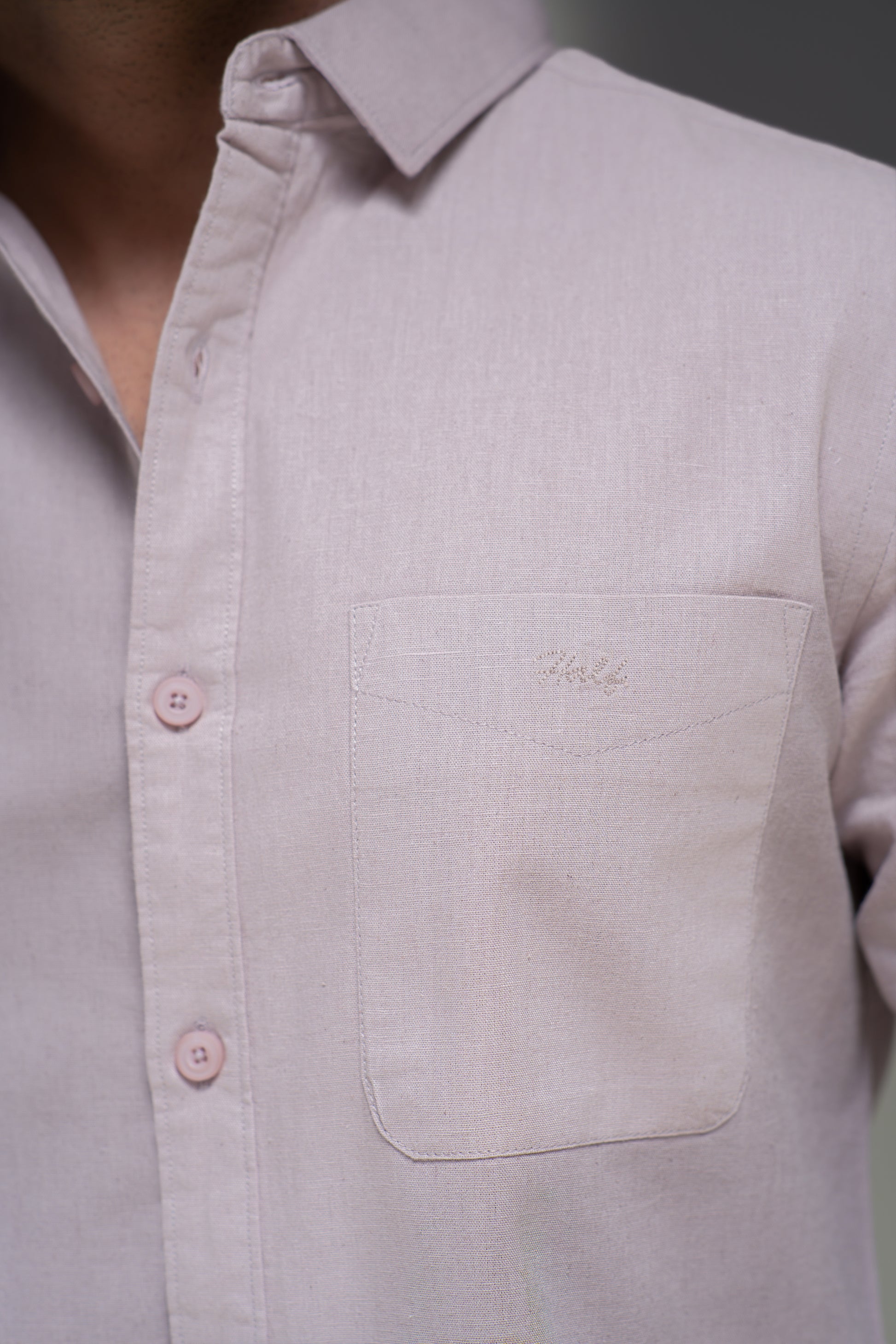 Light onion Linen Cotton